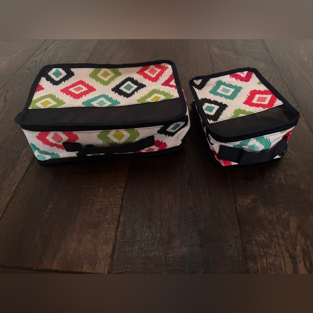 Thirty-One Colorful Geometric Storage Set